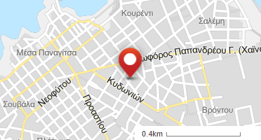 Location of business on map