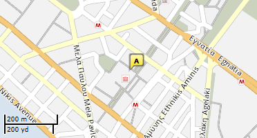 Location of business on map