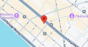 Location of business on map