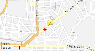 Location of business on map