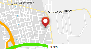 Location of business on map