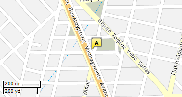 Location of business on map
