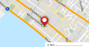 Location of business on map
