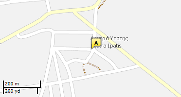 Location of business on map