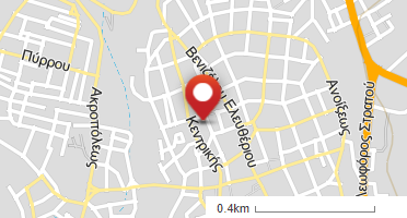 Location of business on map