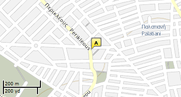 Location of business on map