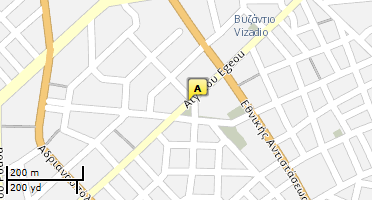 Location of business on map