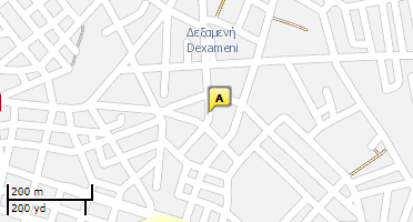 Location of business on map