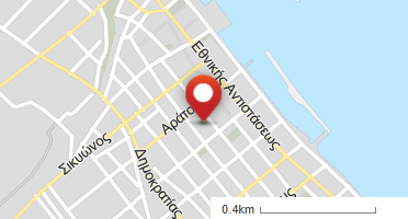 Location of business on map
