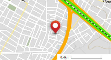 Location of business on map