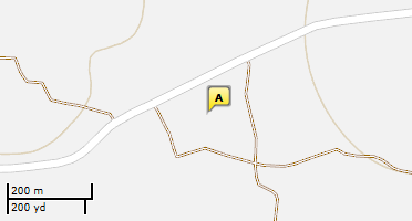 Location of business on map
