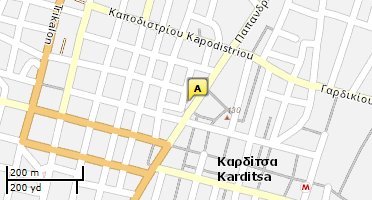 Location of business on map