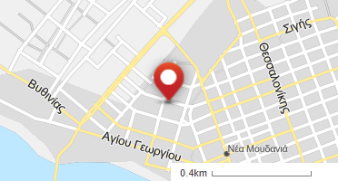 Location of business on map