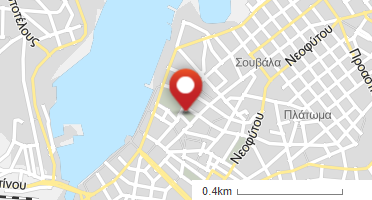 Location of business on map