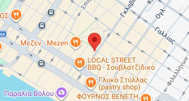Location of business on map