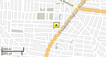 Location of business on map