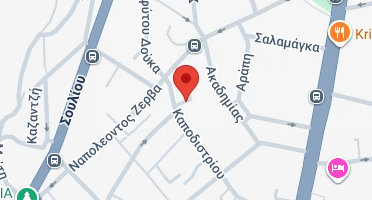 Location of business on map