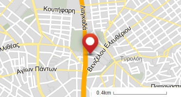 Location of business on map
