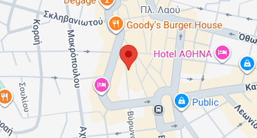 Location of business on map