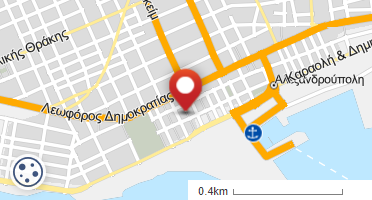 Location of business on map