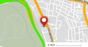 Location of business on map