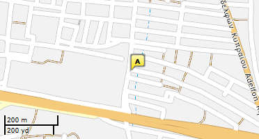 Location of business on map