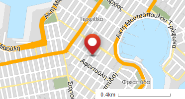 Location of business on map