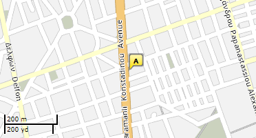 Location of business on map