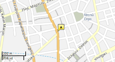 Location of business on map