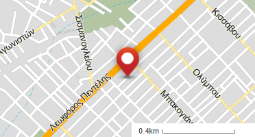 Location of business on map
