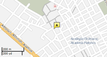 Location of business on map