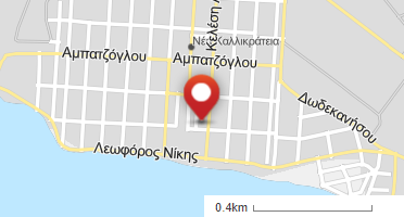 Location of business on map