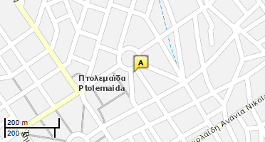 Location of business on map