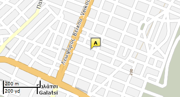 Location of business on map