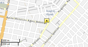 Location of business on map