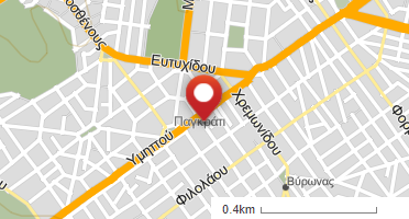 Location of business on map