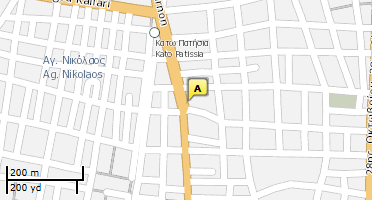 Location of business on map