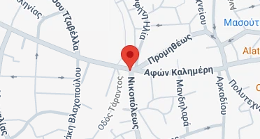 Location of business on map