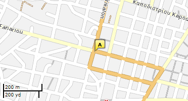 Location of business on map