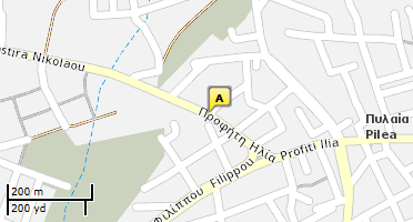 Location of business on map
