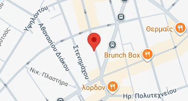 Location of business on map