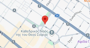 Location of business on map