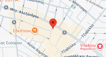 Location of business on map