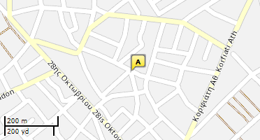 Location of business on map