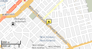 Location of business on map
