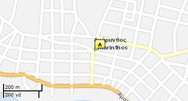 Location of business on map