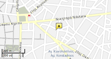 Χάρτης και σημείο της επιχείρησης