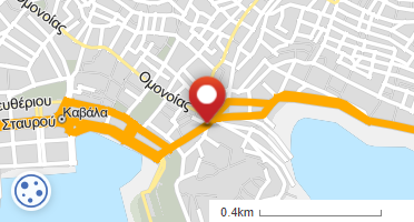 Location of business on map