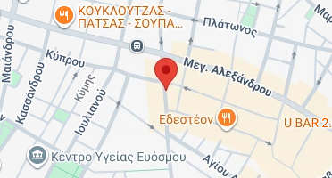 Location of business on map