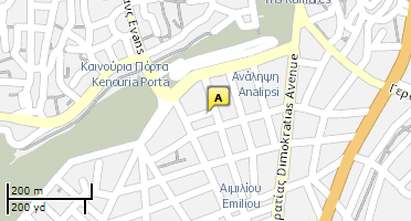 Location of business on map